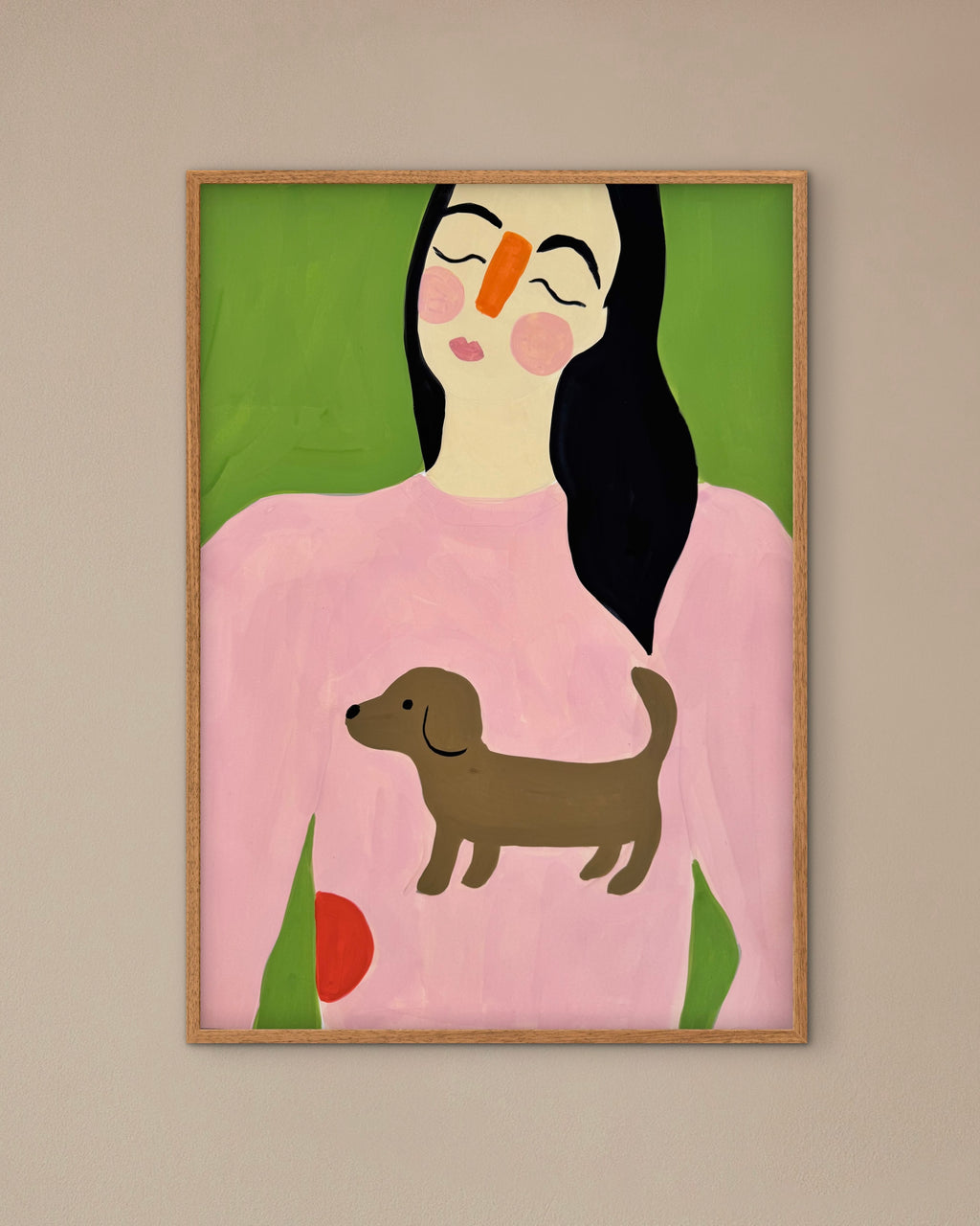 08. Dame med hundegenser