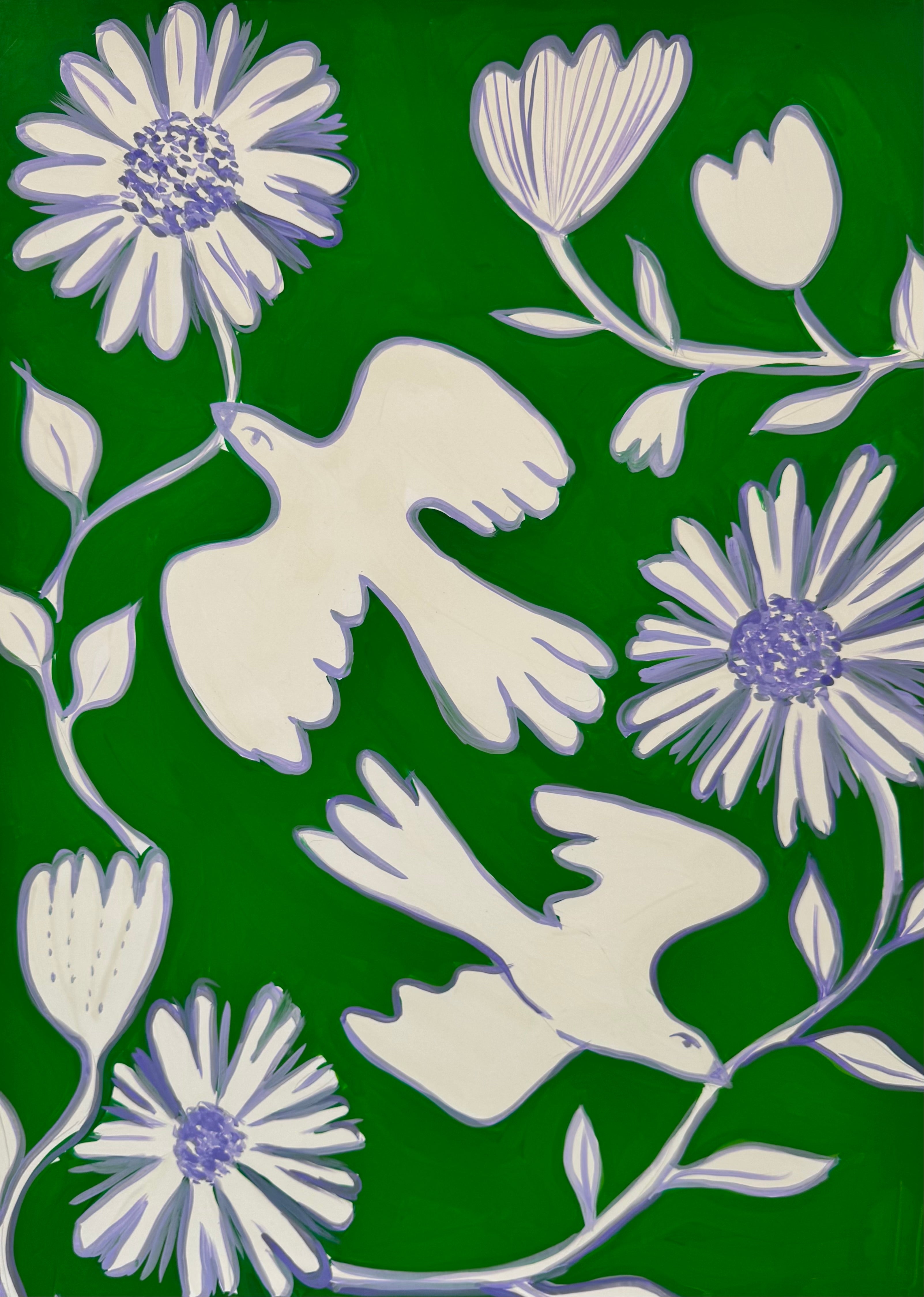 Duer og blomster