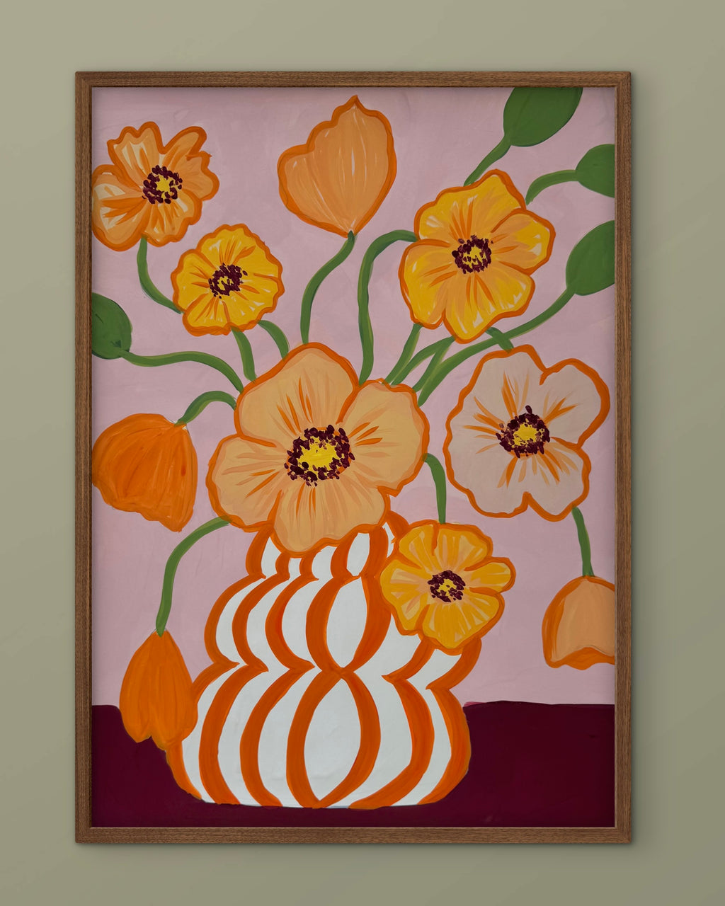 Oransje Valmuer