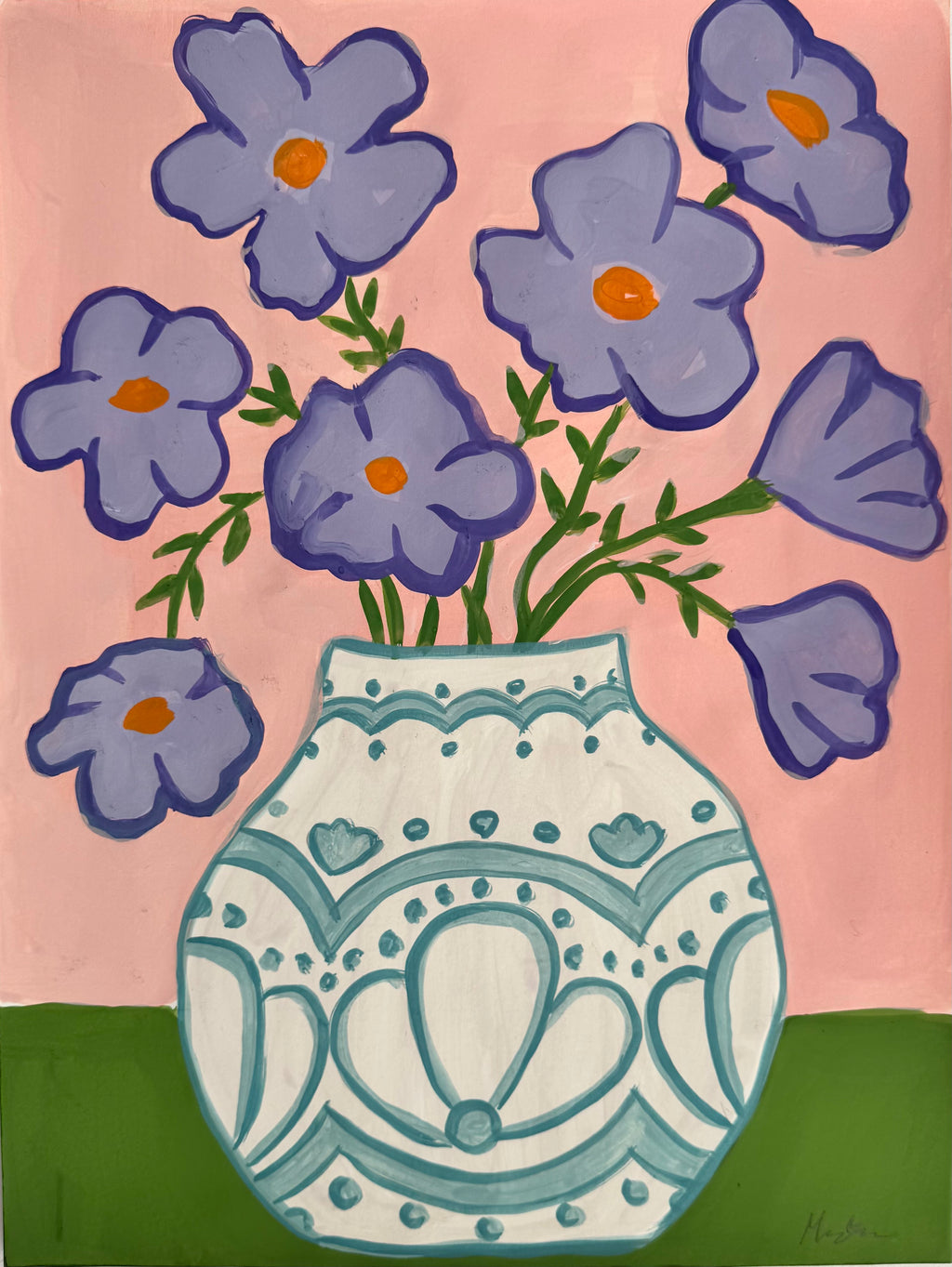 Blomster i vase