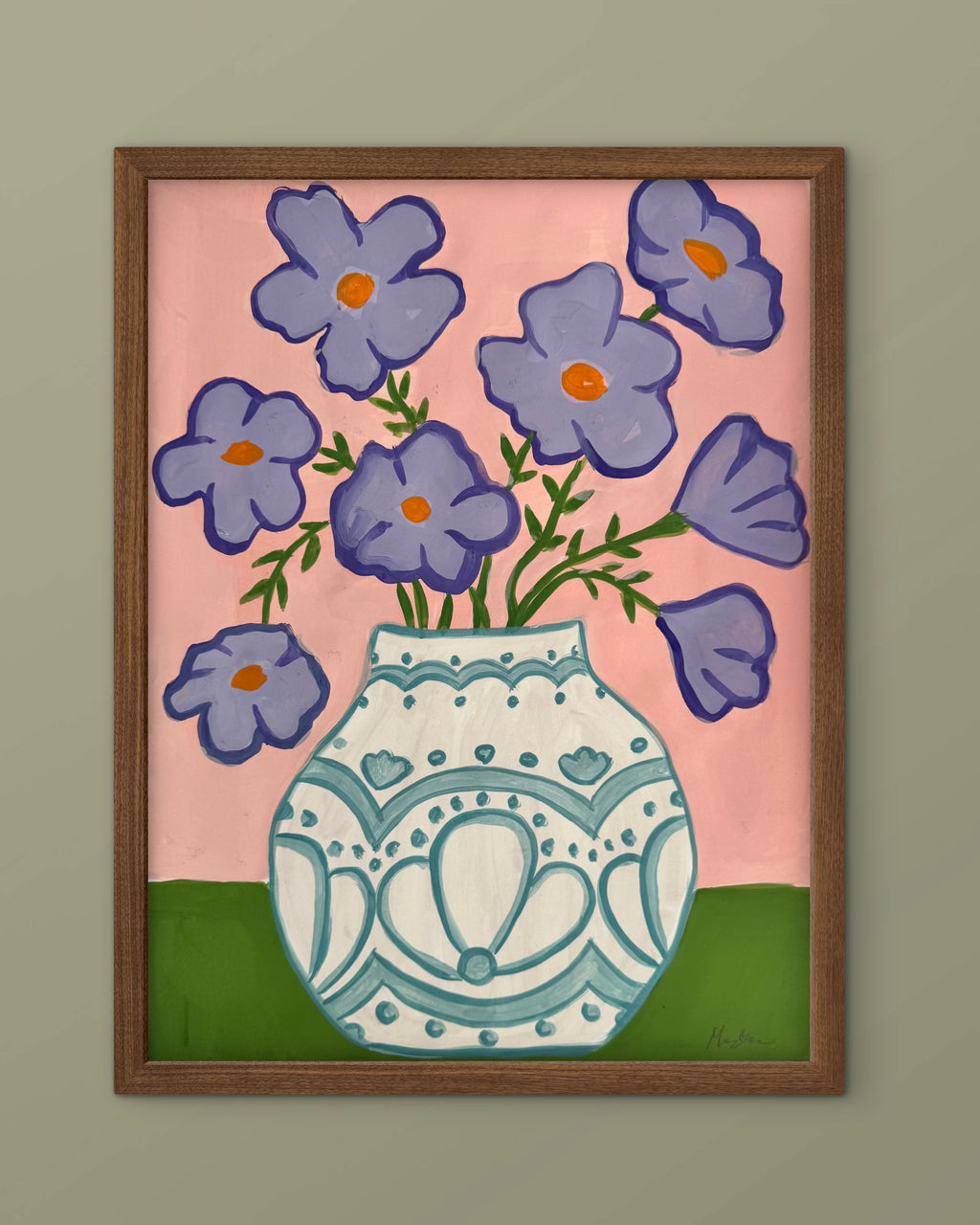 Blomster i vase
