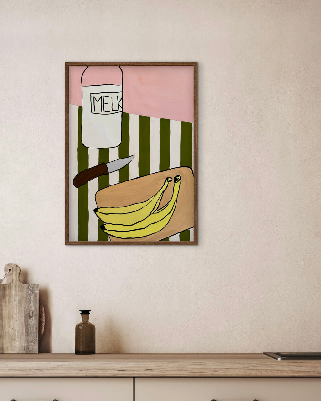 Bananer og melk