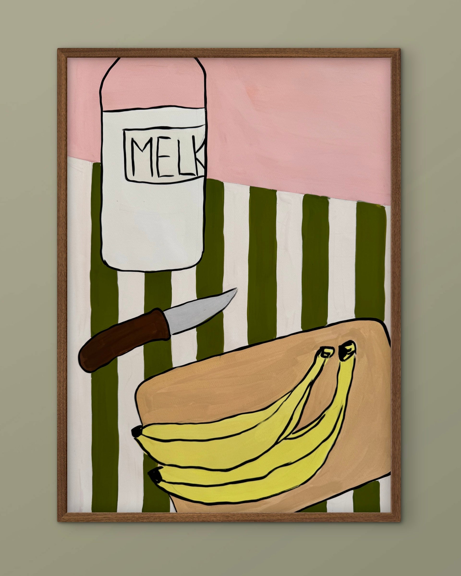 Bananer og melk