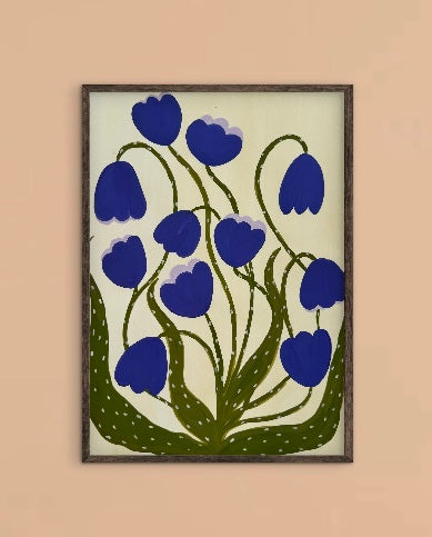 Blå blomster