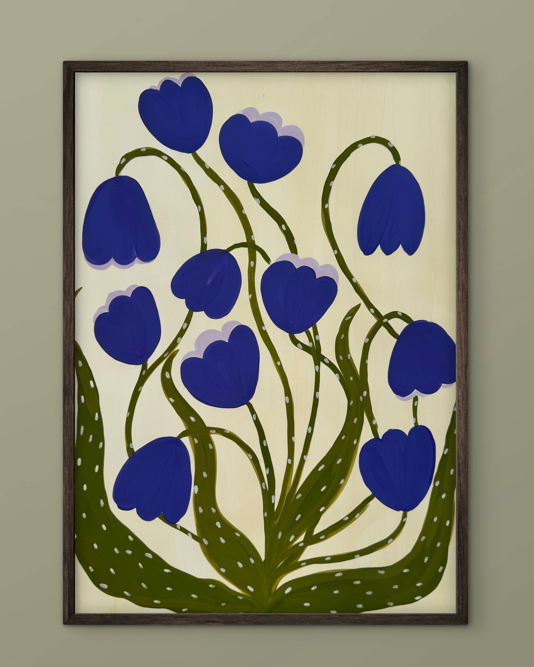 Blå blomster