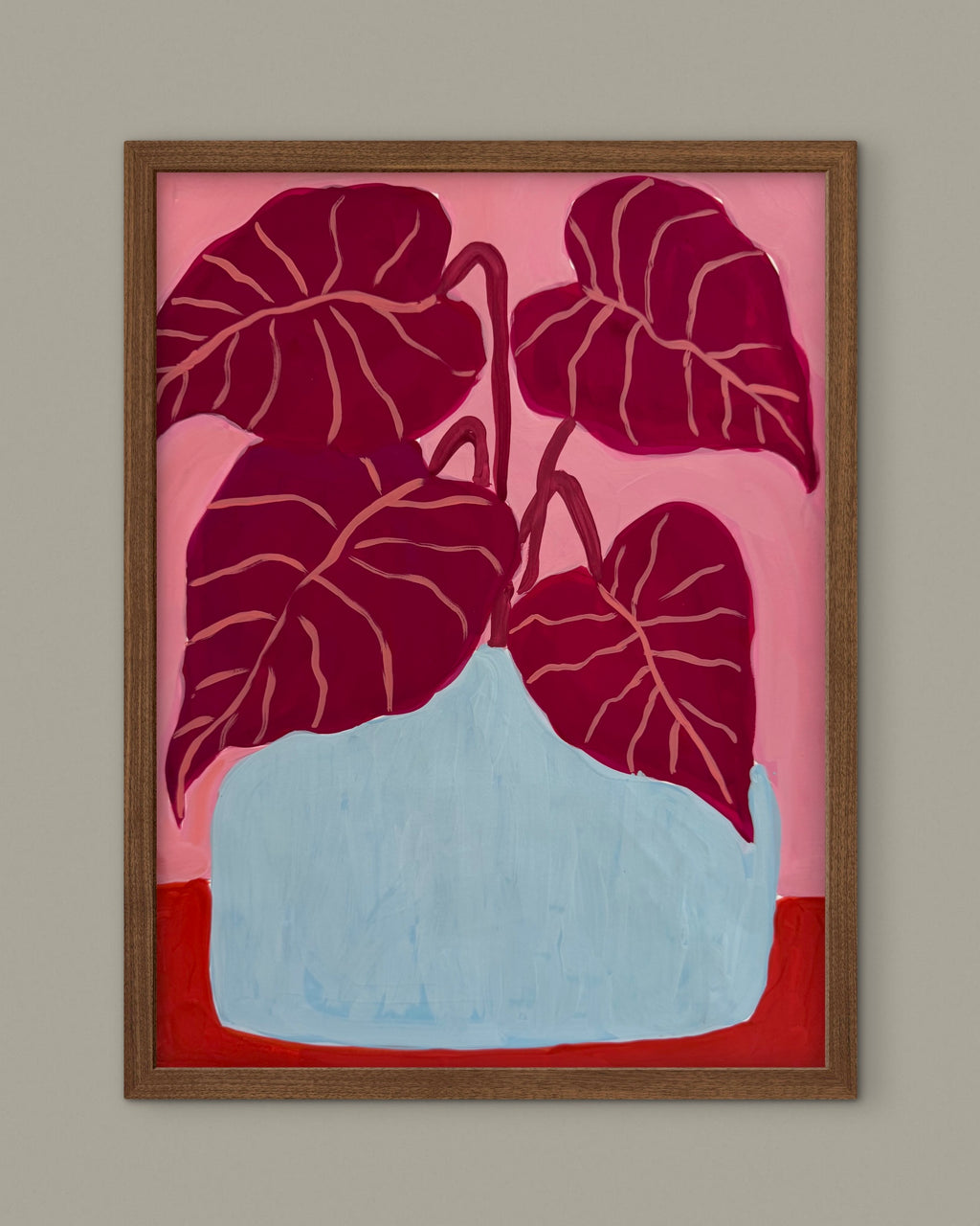 Rød plante